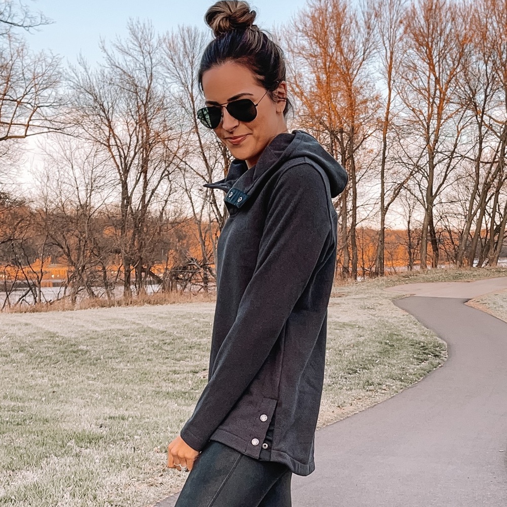 The North Face Knit Stitch Fleece Hoodie